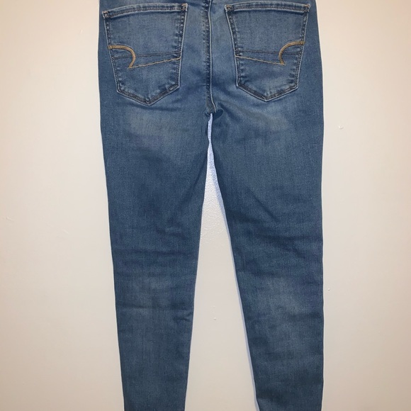 AE American Eagle hi rise jegging Jean 2 short - Picture 4 of 7